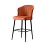 Hanah Home Juego de Taburetes de Bar Rubi - Tile Red (4 piezas)